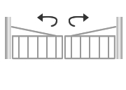 両開き門扉